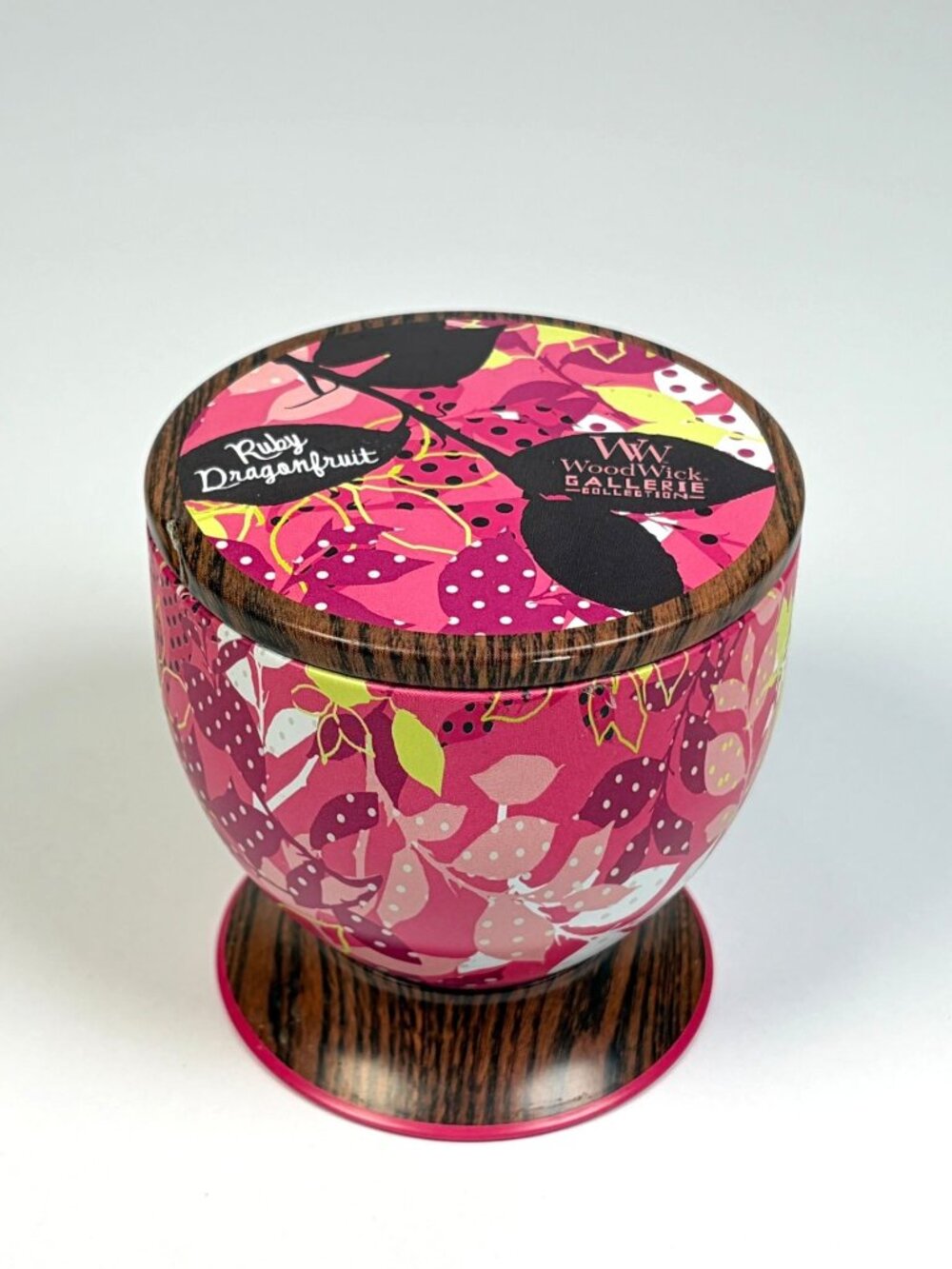 WoodWick Ruby Dragonfruit Candle 8.5 oz Gallerie Collection Crackling Wick